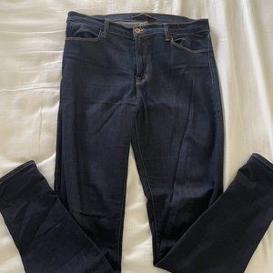 J Brand High Waist "Maria" Jeans Dark Indigo